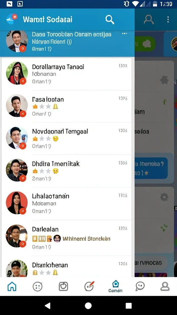 aman69 - Karakter lucu yang dapat Anda pilih dan mainkan.
