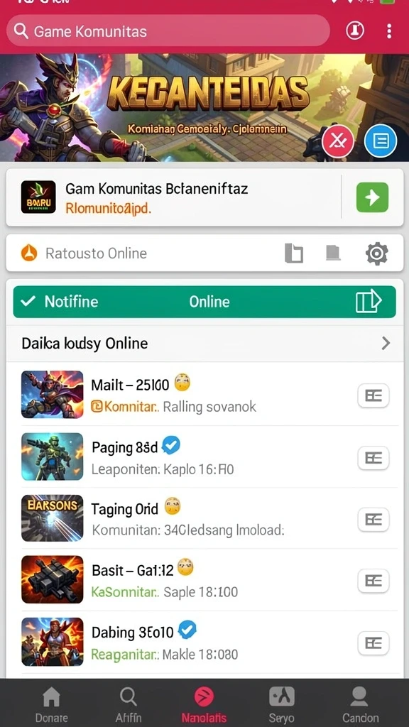 batik77 - Screenshot memperlihatkan leaderboard dengan skor pemain teratas.