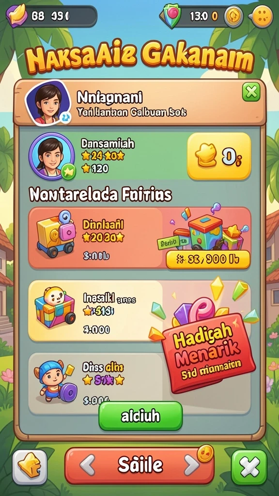 jawara79 - Karakter unik dan beragam yang bisa dipilih.