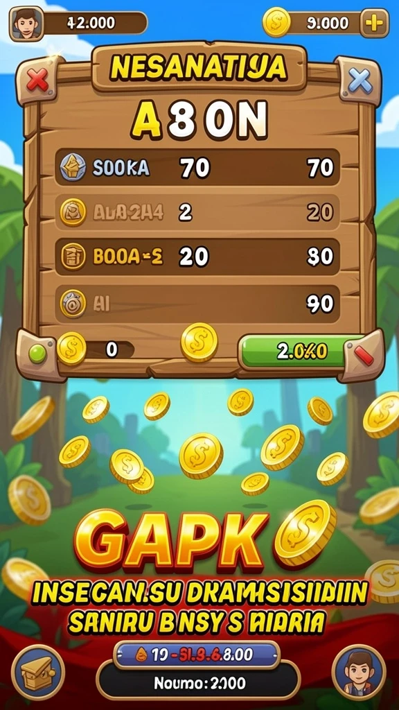 luckyfishing - Perlihatkan berbagai peralatan memancing yang bisa digunakan pemain.